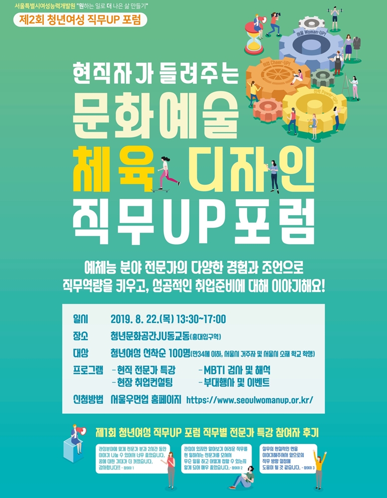서울시, ‘예체능계 취업 희망’ 청년여성 100명에 전문가 꿀팁