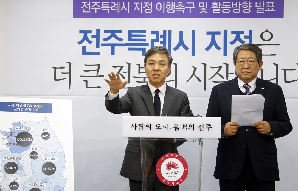국가균형발전 위한 전주 특례시 지정 ‘절실하다!’