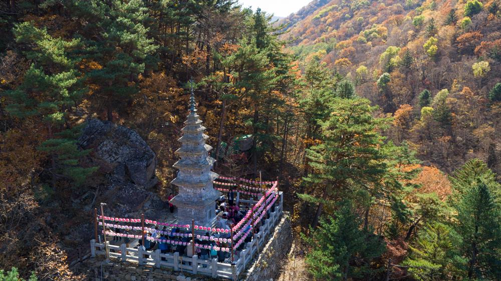 정암사 수마노탑 국보승격 기원 전국 순례탑방 발길 이어져