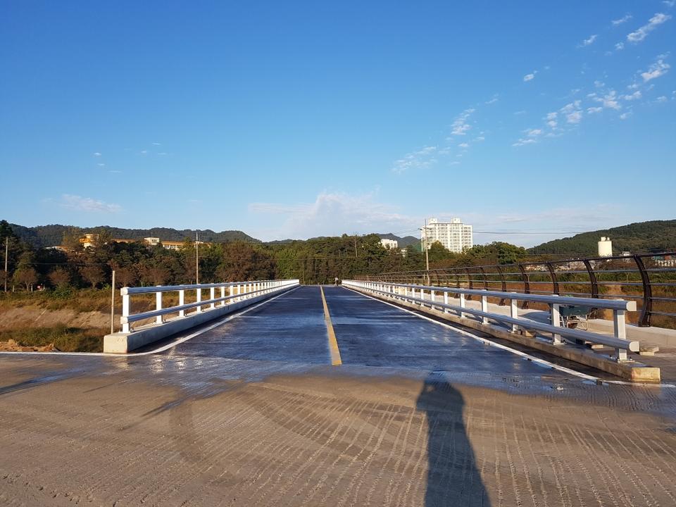 세종시, 백천1교 노후교량 가설공사 준공