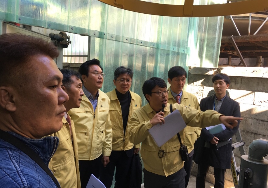 대구시, 미세먼지 저감 지원 우수사업장 현장방문
