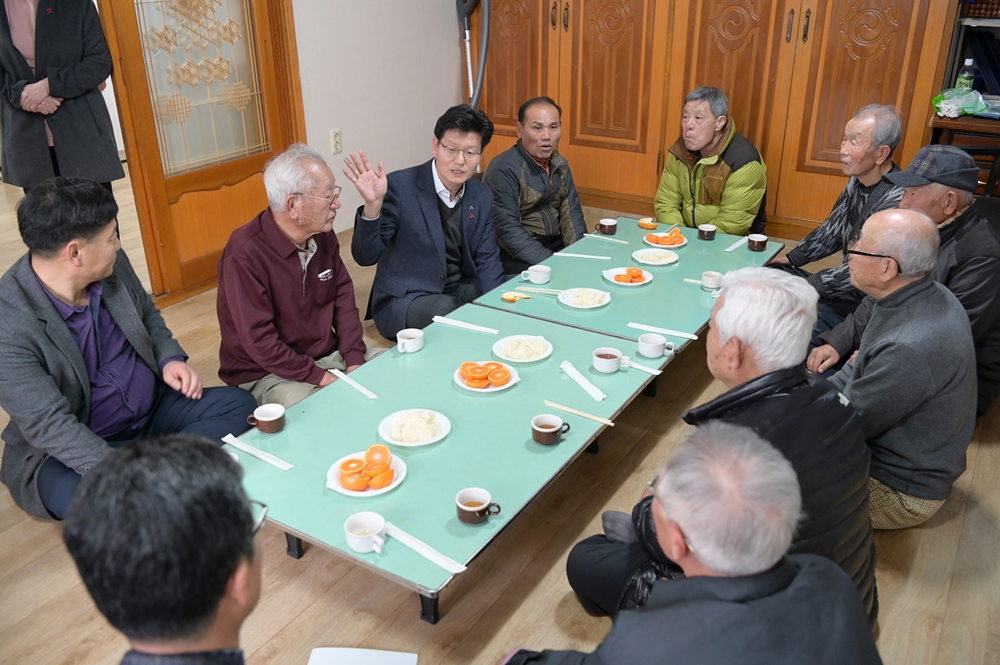 김정섭 공주시장, 유구읍에서 ‘시민과의 대화’ 실시