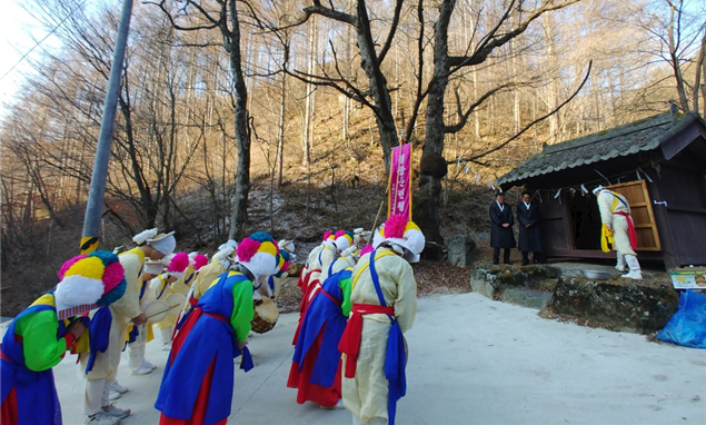 평창둔전평농악보존회, 서낭굿 농악 및 서낭제 개최