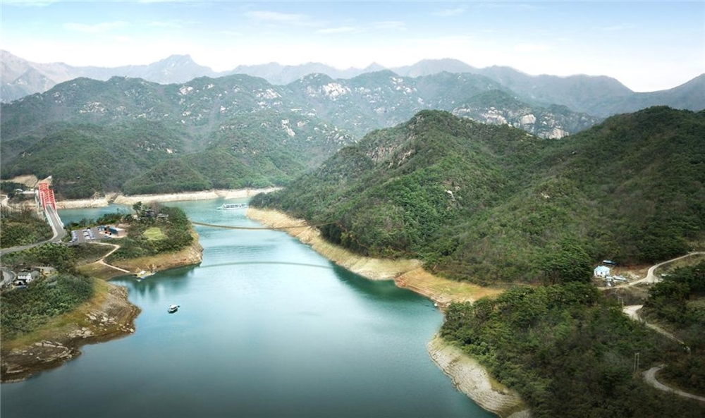 제천 청풍호 220m 출렁다리 착공