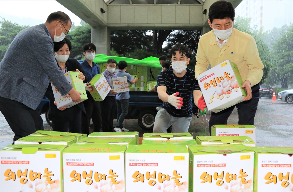 달서구, 도‧농 상생 의성햇마늘 직거래 행사 추진