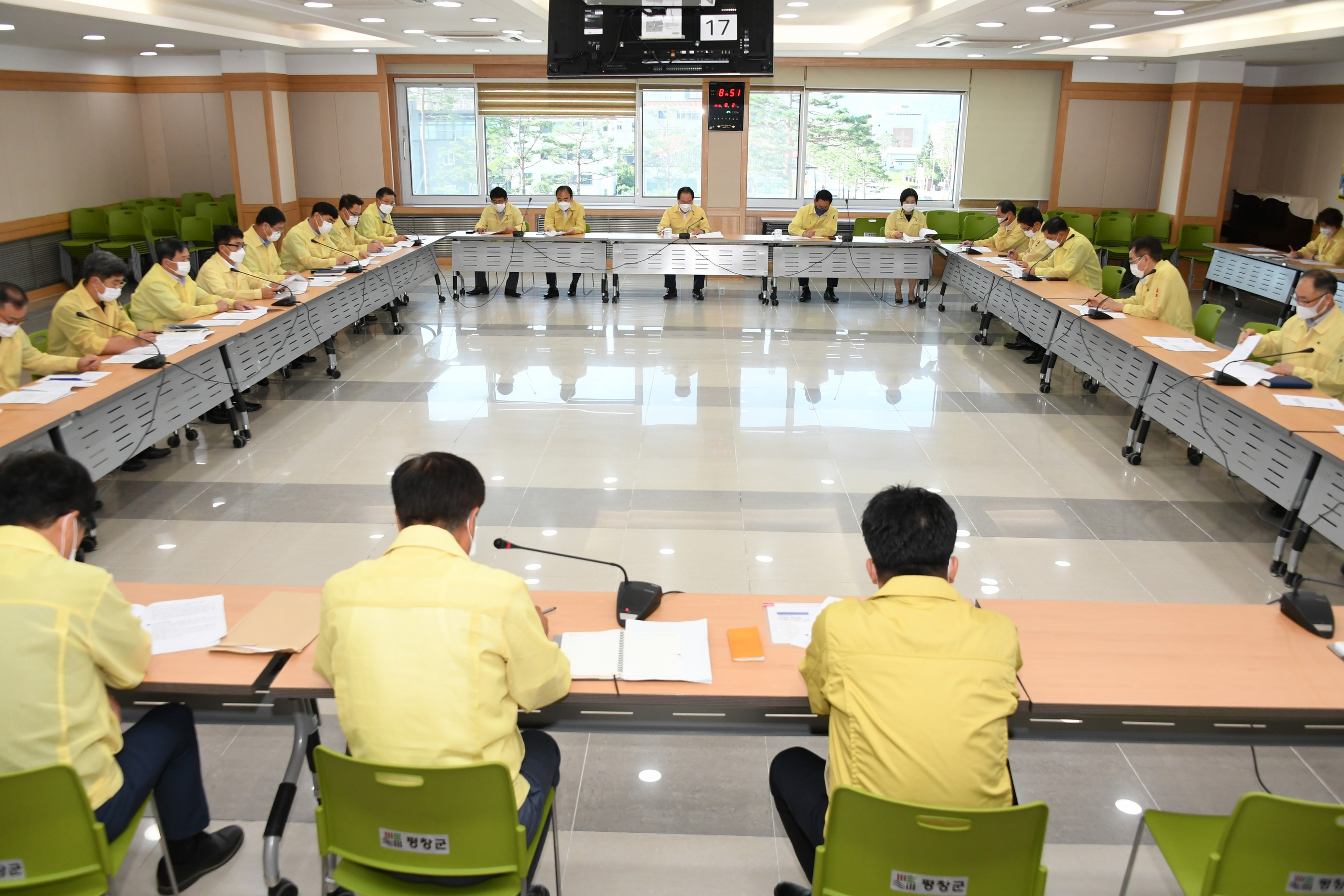 평창군, 코로나19 사회적거리두기 강화에 따른 대책회의 개최