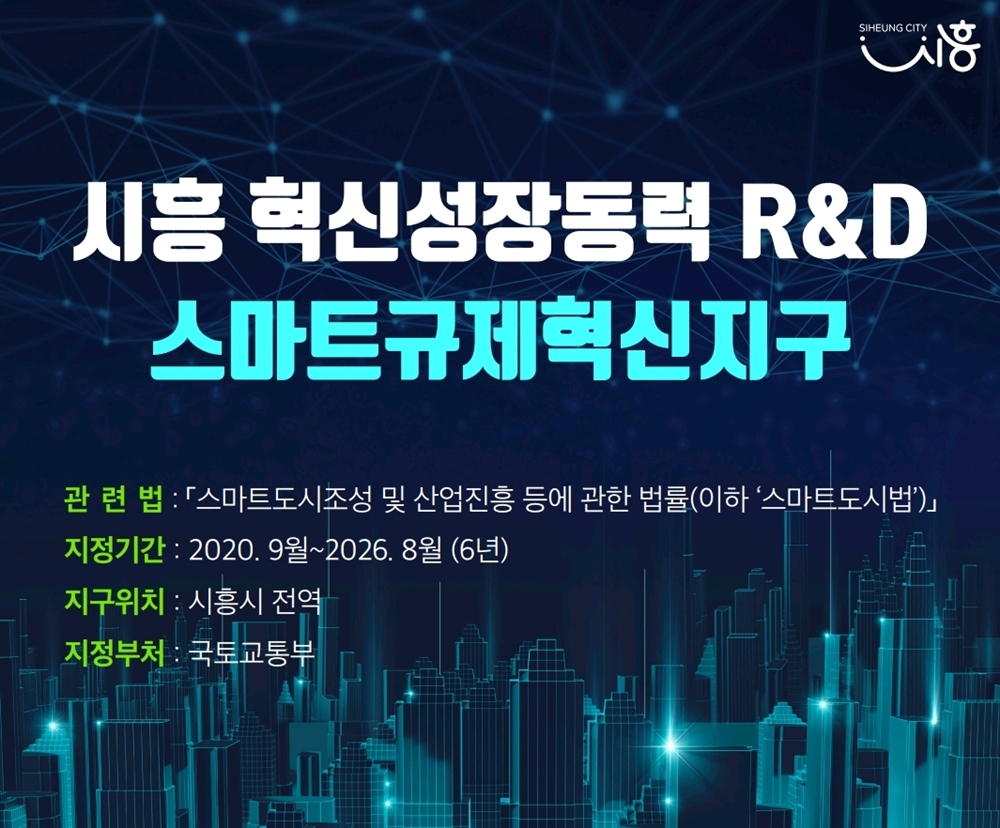 시흥시, 스마트시티 규제혁신지구 지정