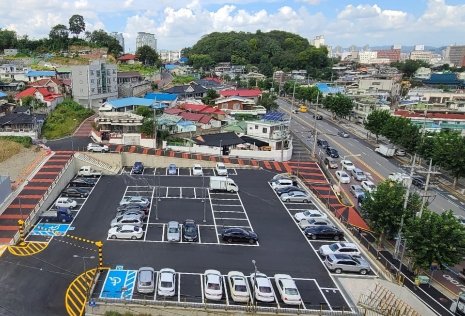 대전 중구, 보문산 공원 입구 주차장 확보로 주차난 해소