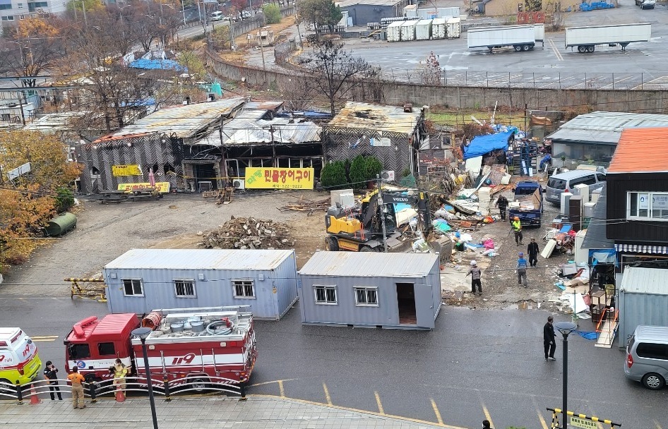 인천시, 불법건축물 무단점유자 행정대집행 철거