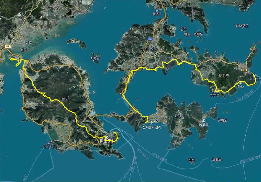 완도 군외에서 약산까지 산림해양 치유길 열렸다!