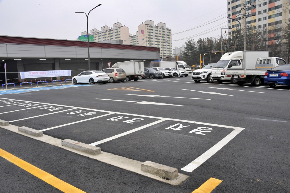 동두천시 큰시장 공영주차장 완공, 전통시장 활성화 기대