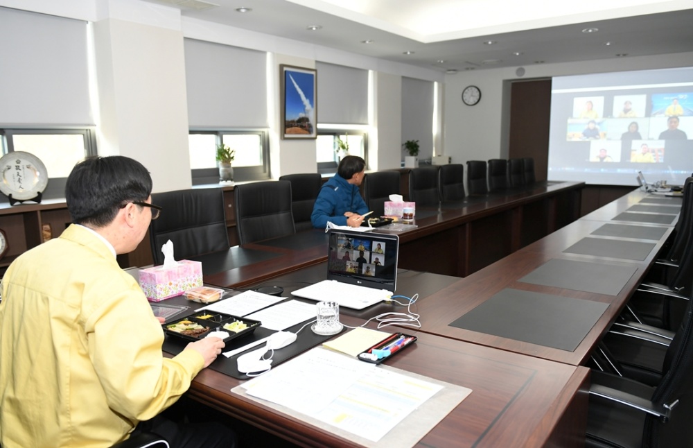 최종환 파주시장, 직원들과 비대면 오찬...