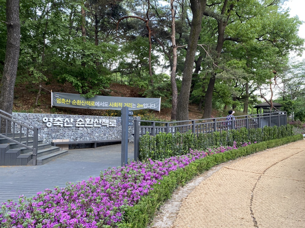 노원구, 휠체어・유모차도 정상까지 오른다...영축산 순환산책로 개통!