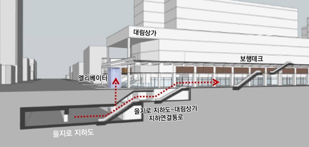 서울시, 세운상가 일대 1km 공중보행길 9월 완성…지하연결통로 내일 개통