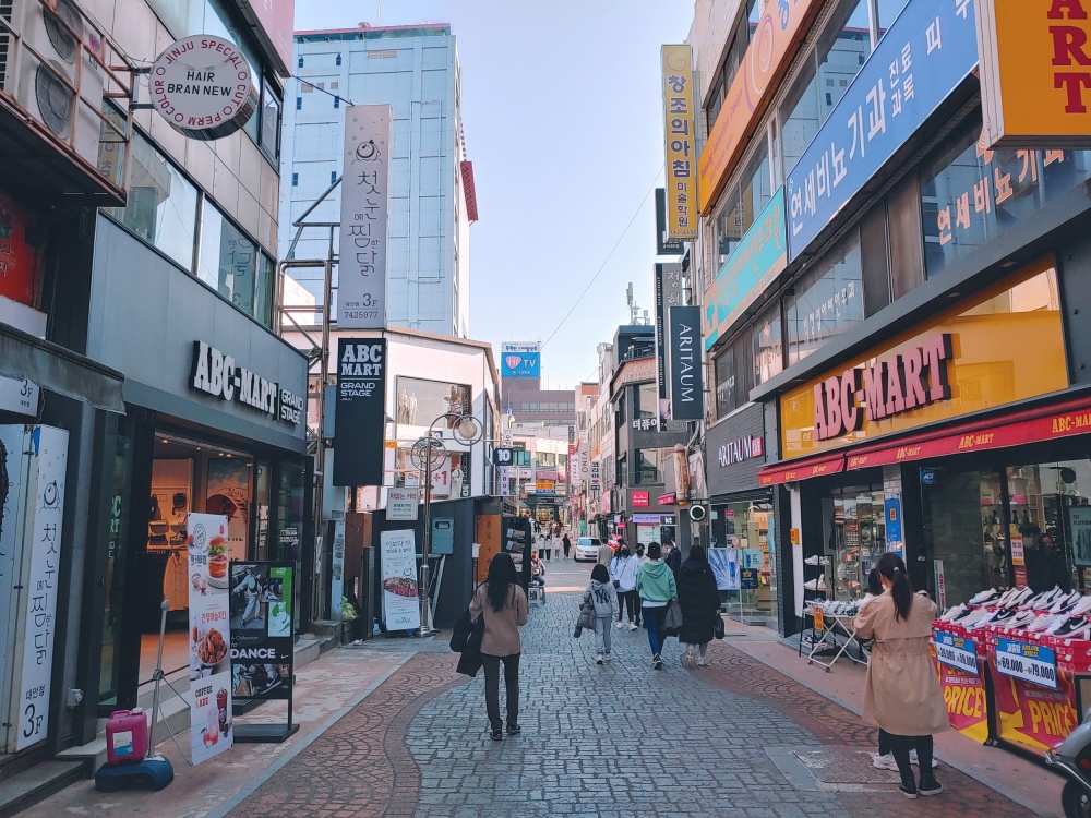 진주 로데오거리, 걷고 싶은 명품거리로 조성