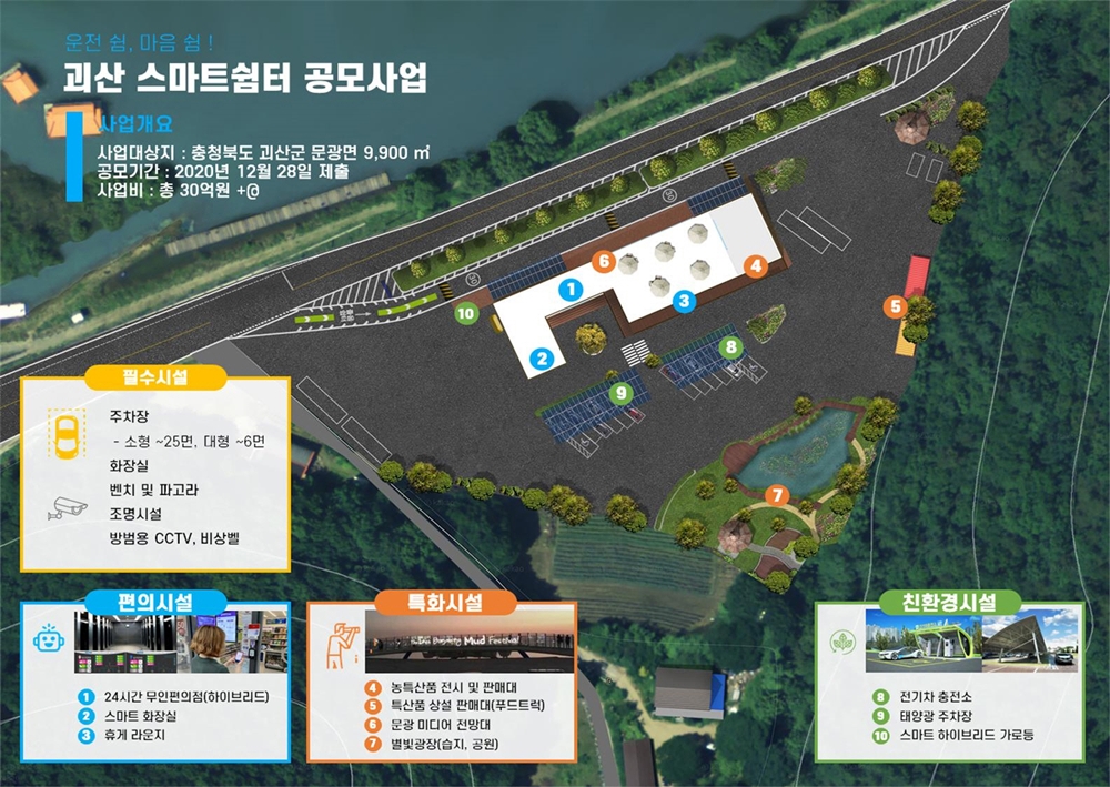 괴산군, 스마트 복합쉼터조성사업 공모선정