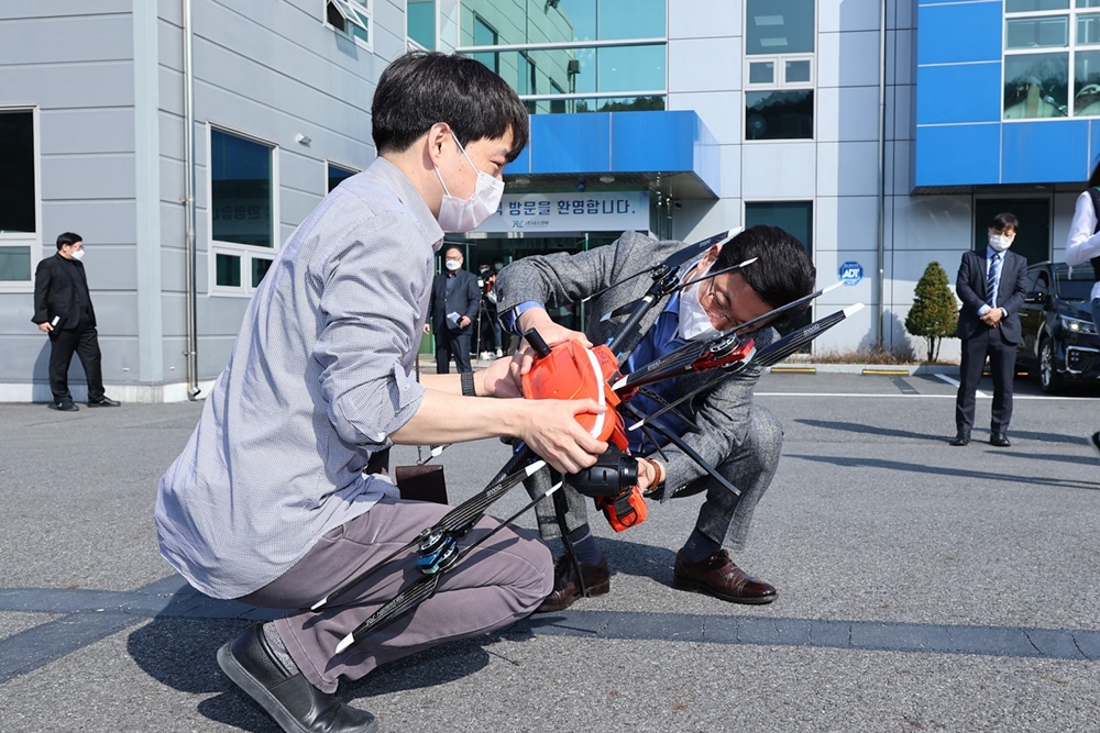 허태정 대전시장, 4차산업특별시 ‘드론특구’ 날개 달았다.