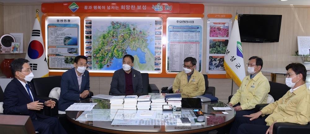 권오봉 여수시장, 보성 찾아 COP28 유치 협력 ‘결속 다져’