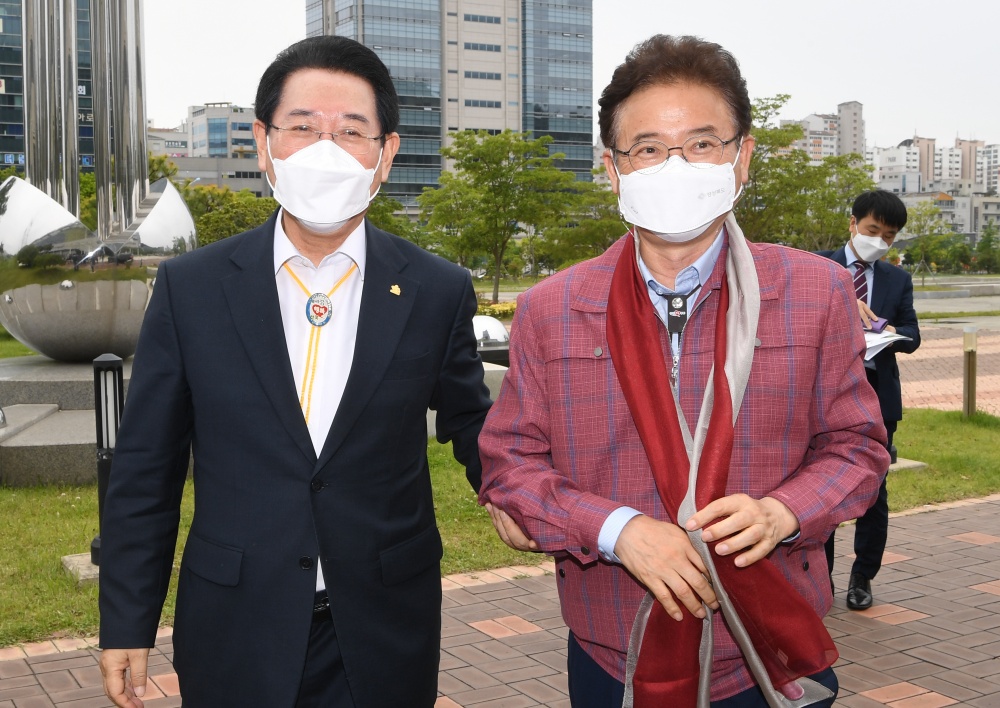 이철우 경북도지사, 취임 후 전남도청 첫 공식 방문