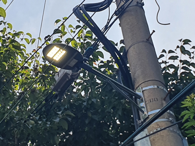 인천 서구, 노후보안등 172개...친환경 LED 보안등으로 교체