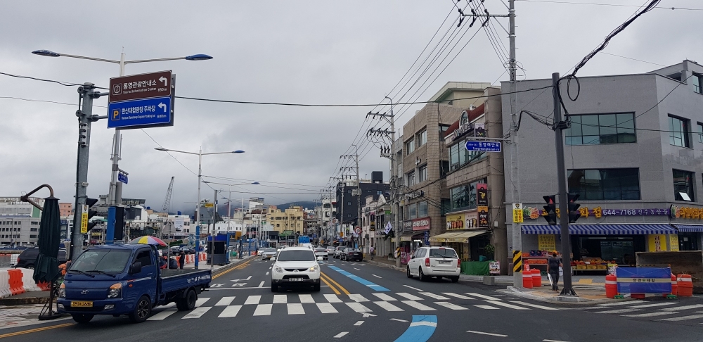 통영시 강구안 일원 전봇대 사라진다!