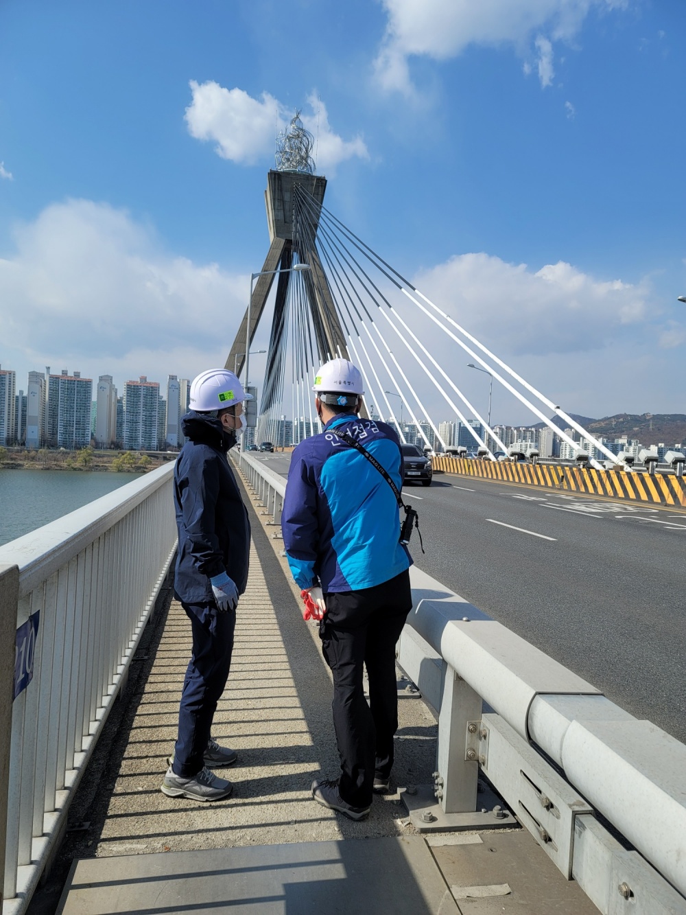 서울시, 콘크리트 사장교 '올림픽대교' 전 구간 안전점검
