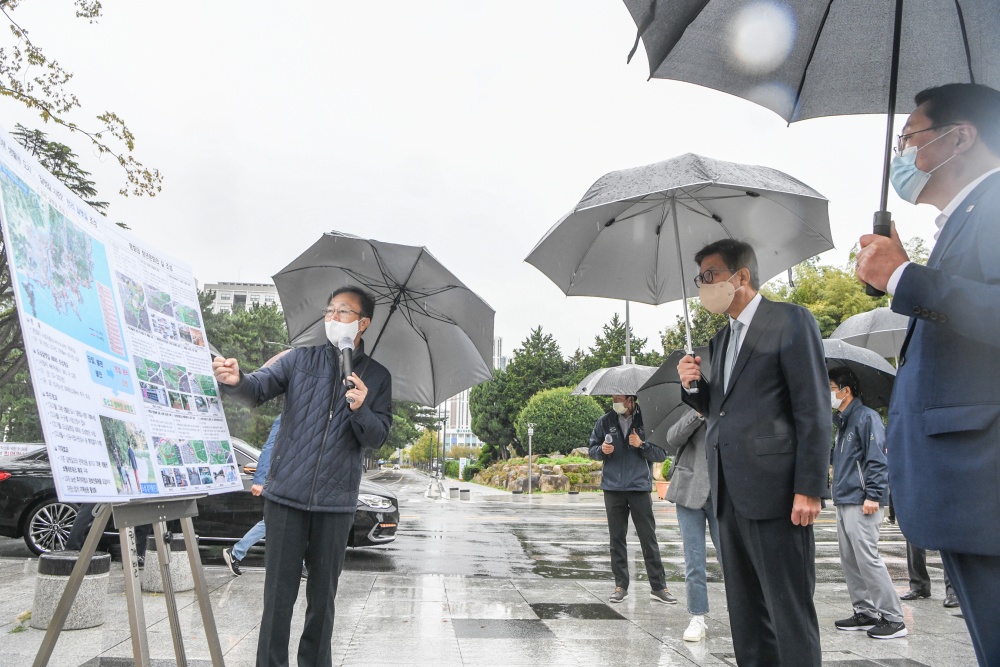 박형준 부산시장, “남구에 청년의 바람을 불러올 도심 속 청년 갈맷길 조성 추진”