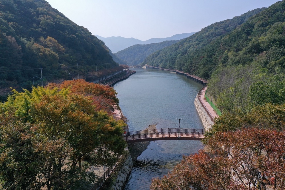 기장군, 좌광천 상류 병산저수지 일원 '병산둘레길 산책로' 개방