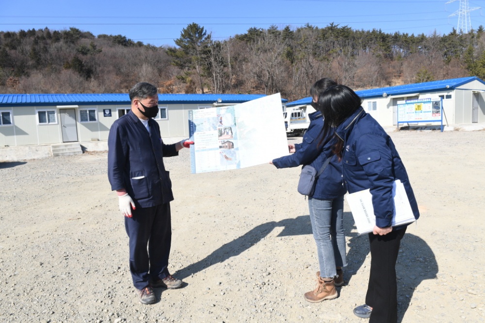 오규석 기장군수, 정관읍 체험 학습형 양묘장 조성 현장 점검