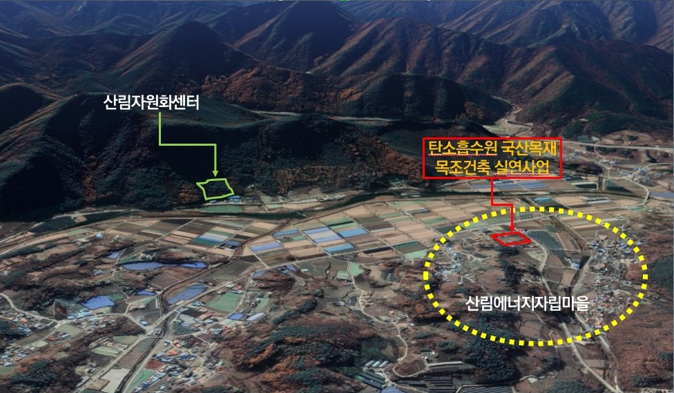 괴산군, 국산목재 이용으로 산림분야 탄소중립 선도
