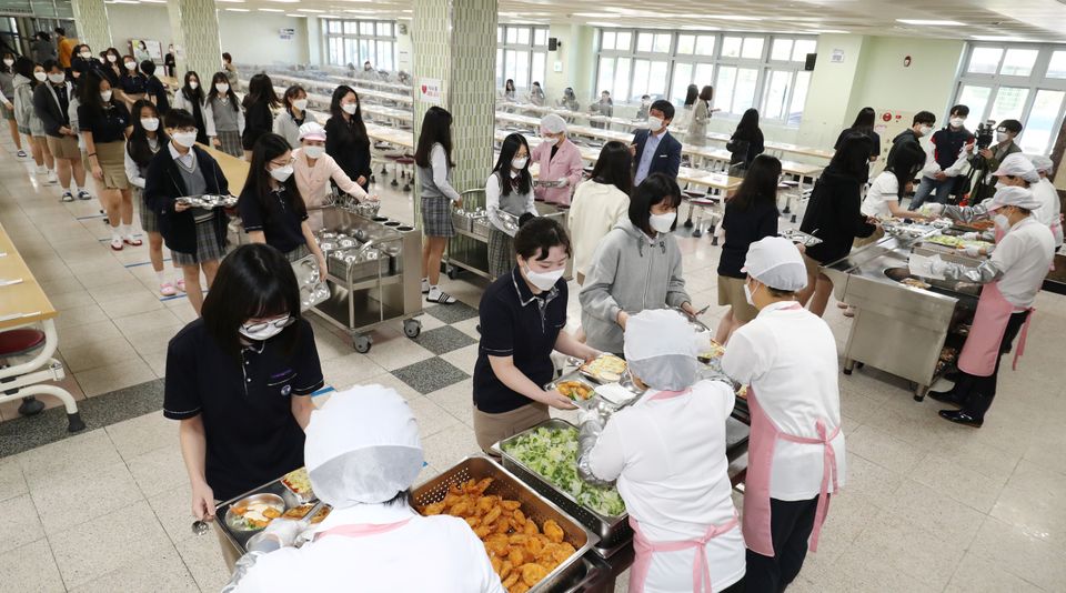 김포시 2022학년도 건강하고 안전한 학교급식 시작!