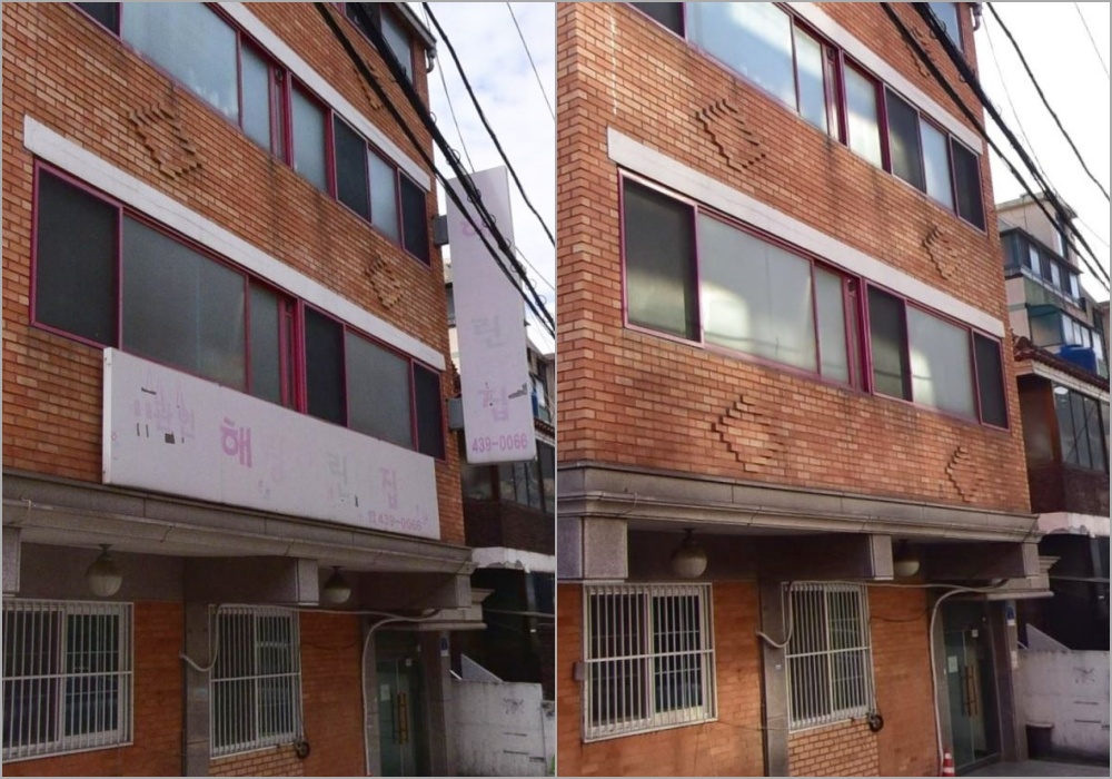 중랑구, 폐업 등으로 주인 없이 방치된 낡고 위험한 간판 무상 철거