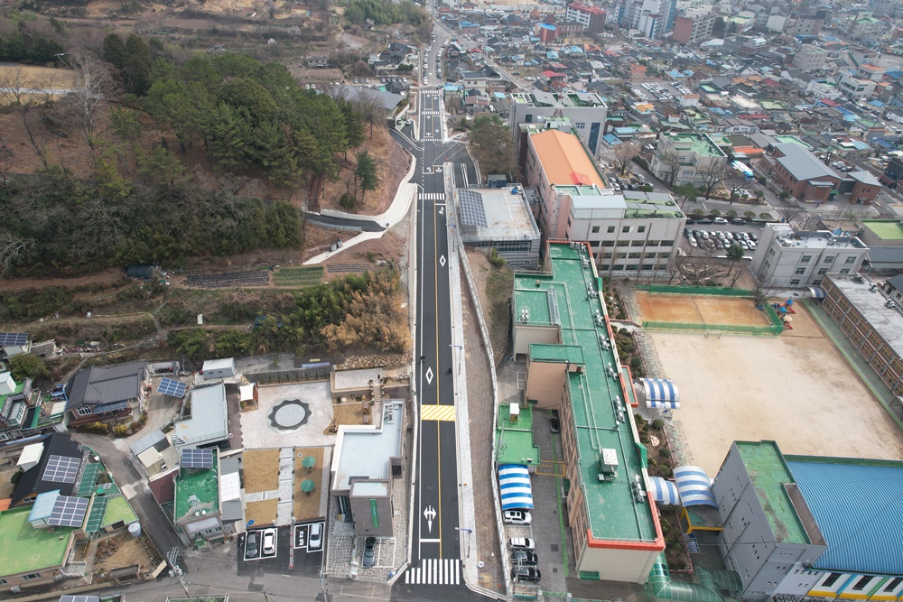 의령군 변두리 잇는 가야~상동 구간 도시계획도로 개통