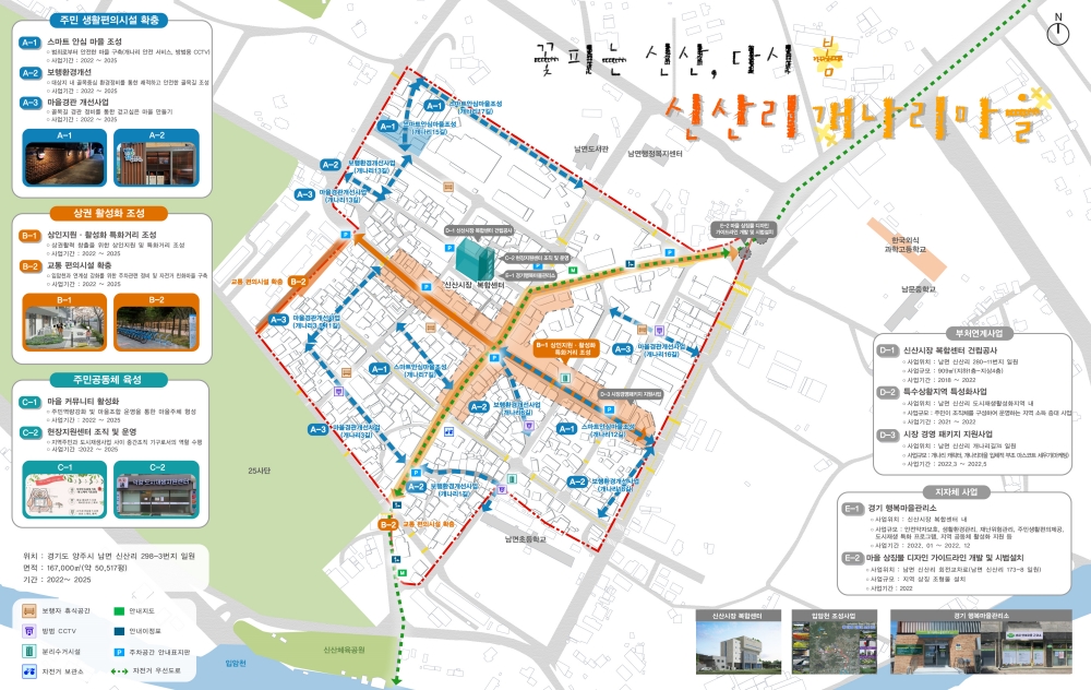 양주시, 남면 신산리 새로운 청사진… 도시재생활성화계획 고시