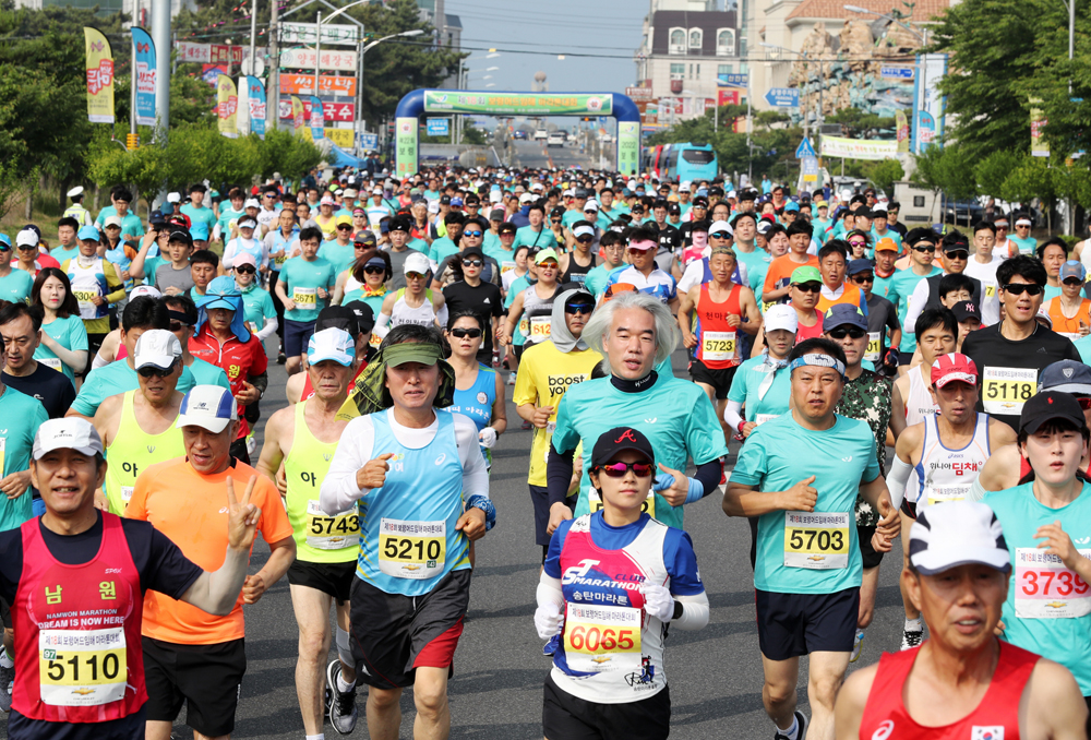 제19회 보령머드 임해마라톤대회 신청자 2000명 넘어