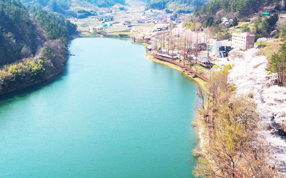 나주시, 한수제 물레길 25일 개방 … 명품 호수 산책로 조성