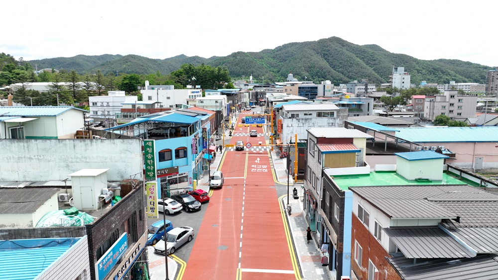 청송군, 전봇대 없는 깨끗한 가로경관 ‘탈바꿈’