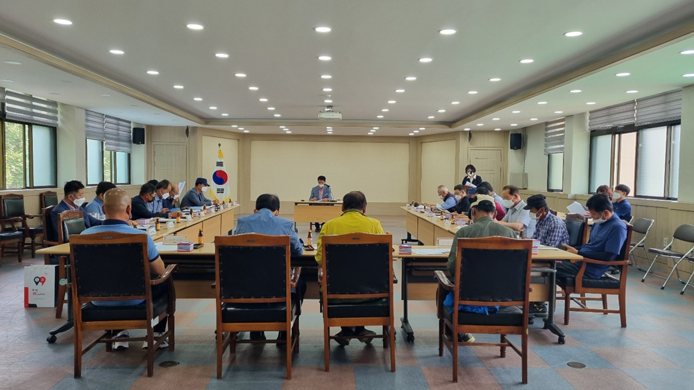 서천군, 기산면 이장단 대상 환경의식 개선 교육 실시