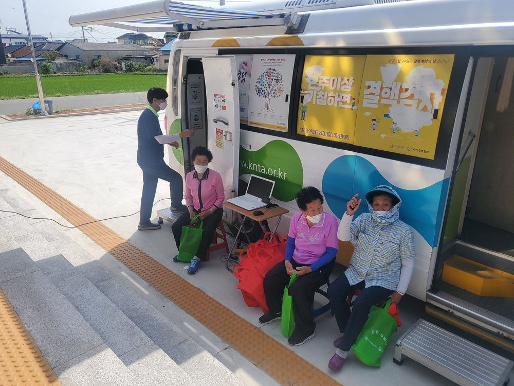 신안군, 증도면 만 65세 이상 노인결핵검진 실시