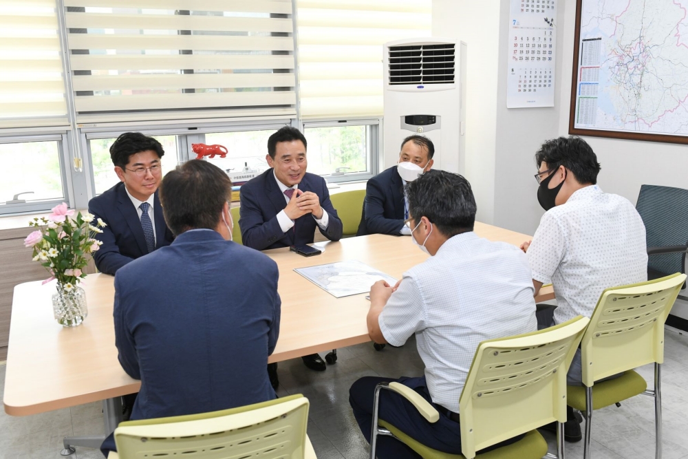 백영현 포천시장, 철도사업 추진을 위한 관계기관 방문
