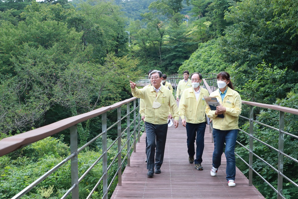 의령군 ‘안전대진단’ 시작, ‘자굴산휴양림’ 부터