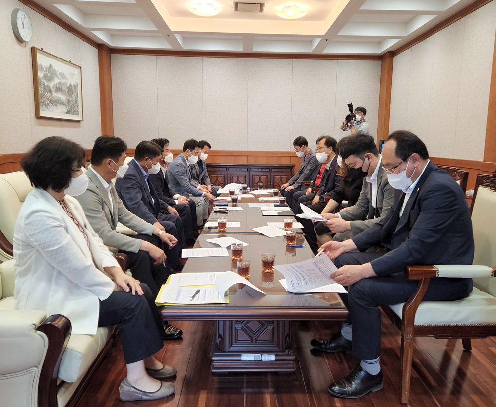 무안군, 무안국제공항 활성화 위한 기관사회단체 간담회 개최