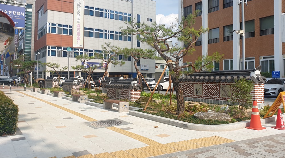 대구 수성구, 수성경찰서 앞 녹지공간 새 단장