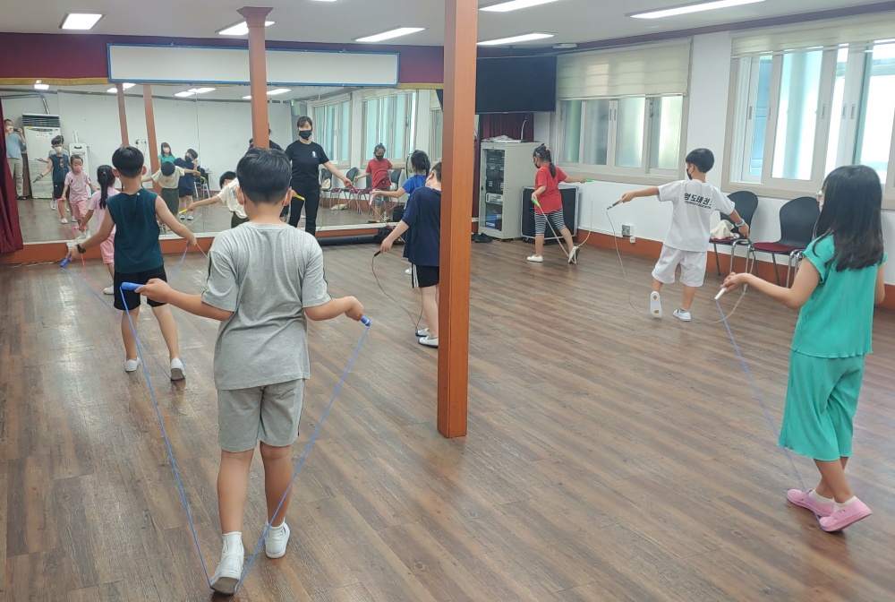 부산 영도구 영선1동, 여름방학특강 '음악줄넘기 교실' 운영