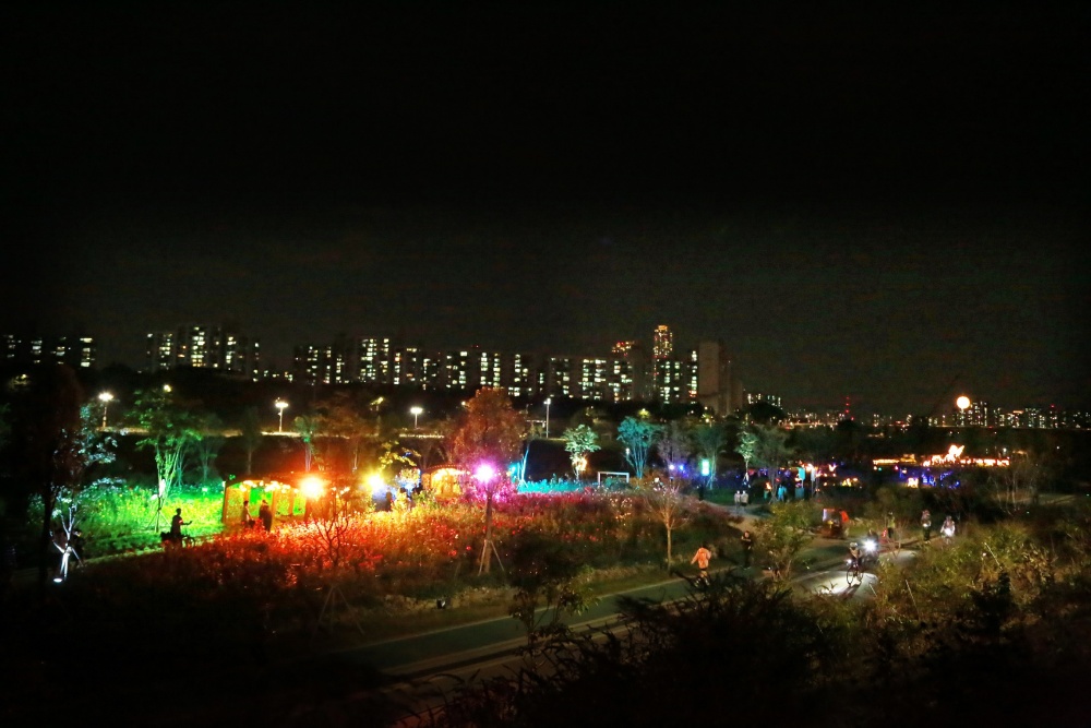 서울 구로구, ‘나의 정원 모두의 정원’ 안양천 빛축제 22일 점등