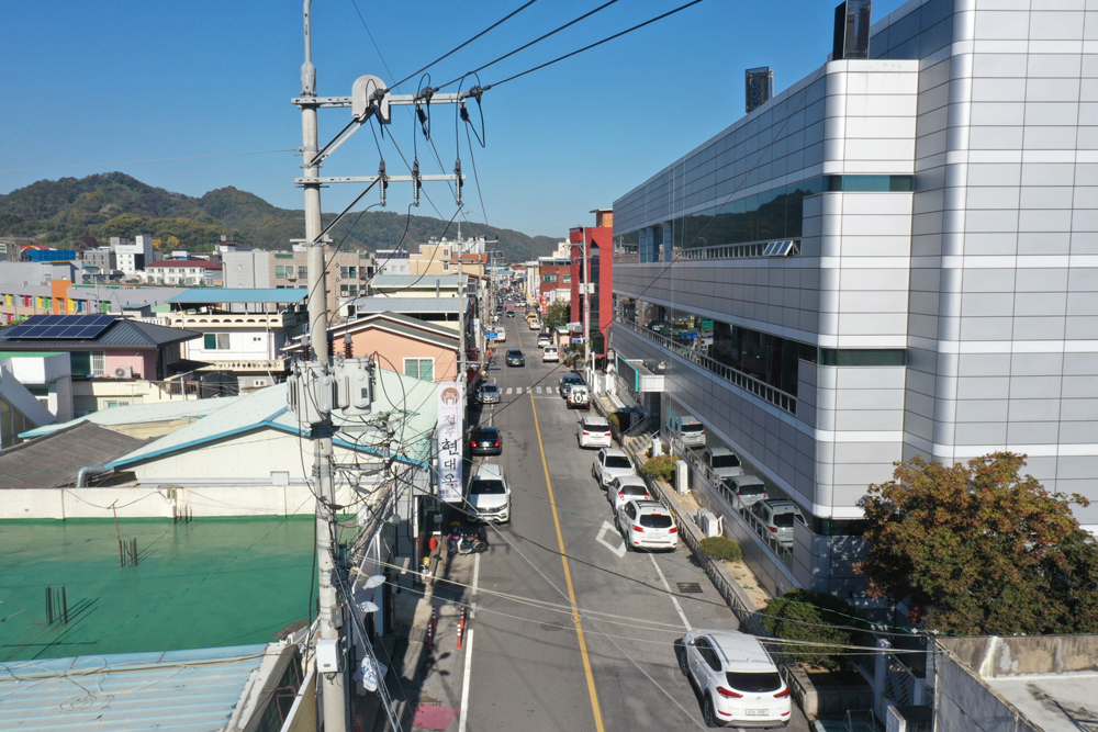 영동군, 영동 중심시가지 전선 거미줄 없애기 박차