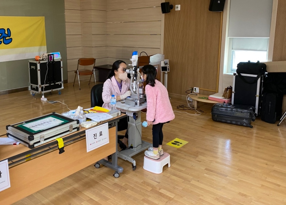 영양군, 취학 전 어린이 안과 정밀검진 실시