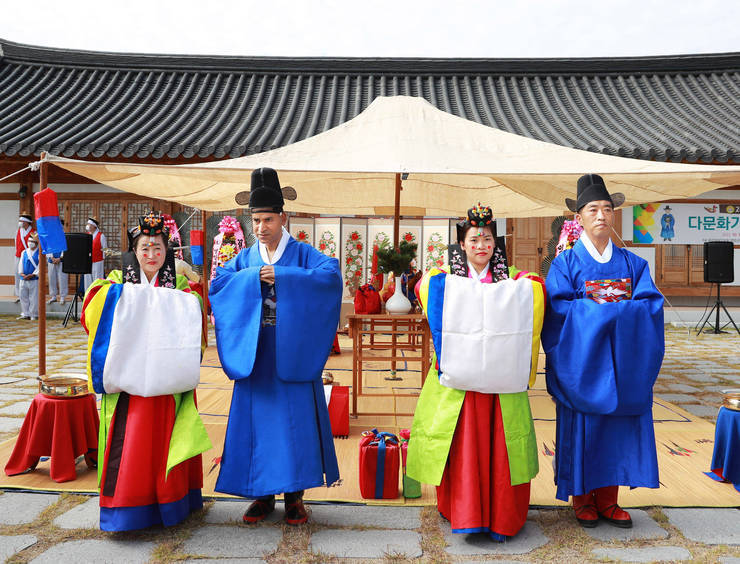 영양군, 바르게살기운동영양군협의회 '다문화가정 전통 혼례식' 개최