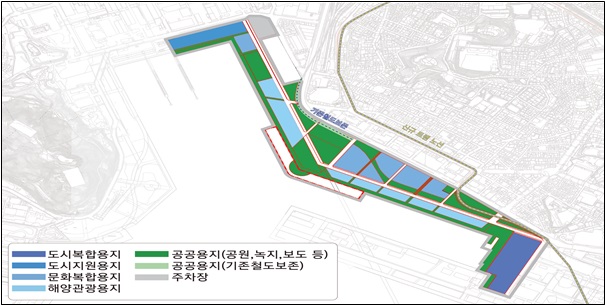 인천시 내항 1, 8부두 도시기본계획 및 도시관리계획 변경 추진