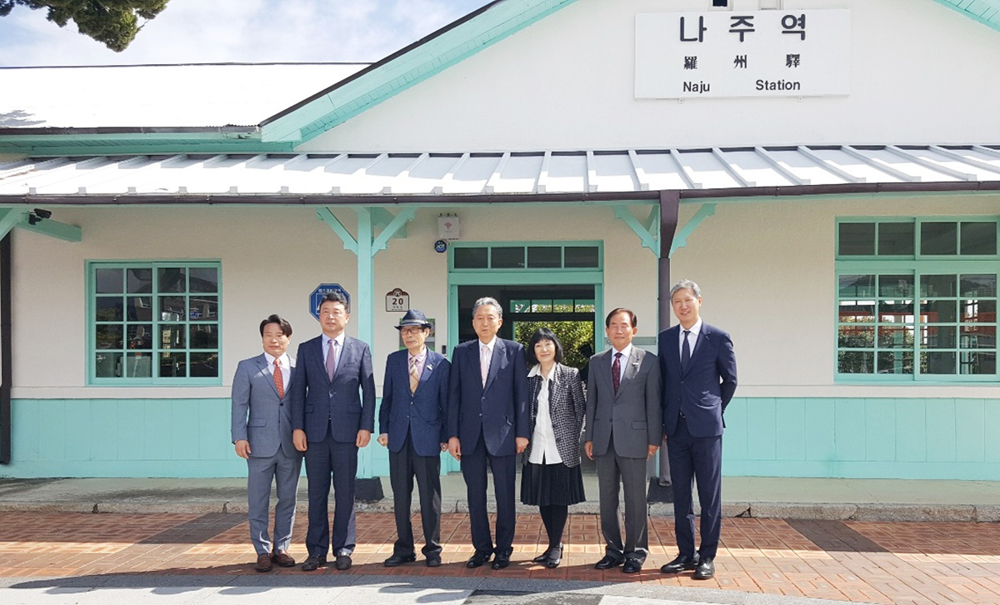 나주시, 日하토야마 유키오 전 총리 나주 방문